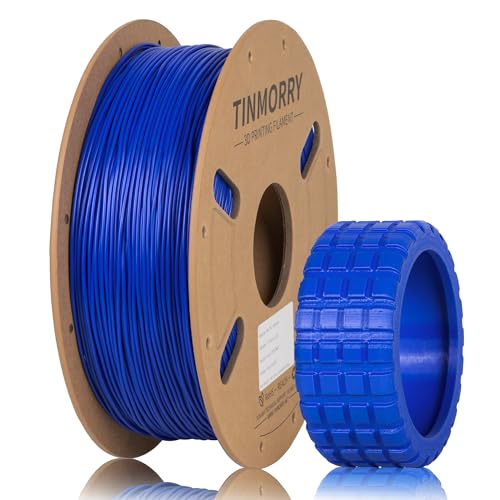 TINMORRY TPU Filament 1.75mm, TPU 95A Flexible 3D Printer Filament with Glossy Finish, Suitable for Most FDM 3D Printers