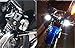 Justech 2X Faros de Motocicleta Luces de Niebla para Luces de Delantera...