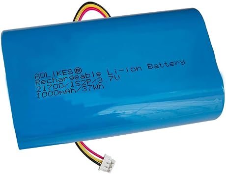 AOLIKES 10000mAh 3.7v Rechargeable Lithium-ion Battery Replacement for AOSU 2K HD Security Cameras C6P / C6S / C6S2AH11 Pwbp C6s21700-1s2p Batteries