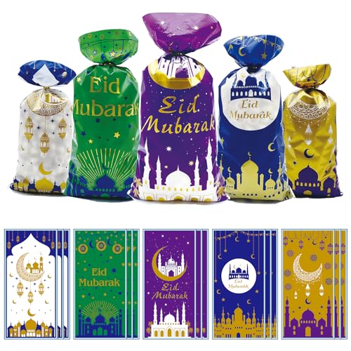 Sacs cadeaux pour l'Aïd Mubarak | Pochette surprise pour bonbons et chocolats