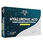 ACIDO IALURONICO | Acido Ialuronico Capsule | Formula Multimolecolare ad Alti Dosaggi ad Alto, Medio e Basso Peso Molecolare | 30 Capsule vegetali