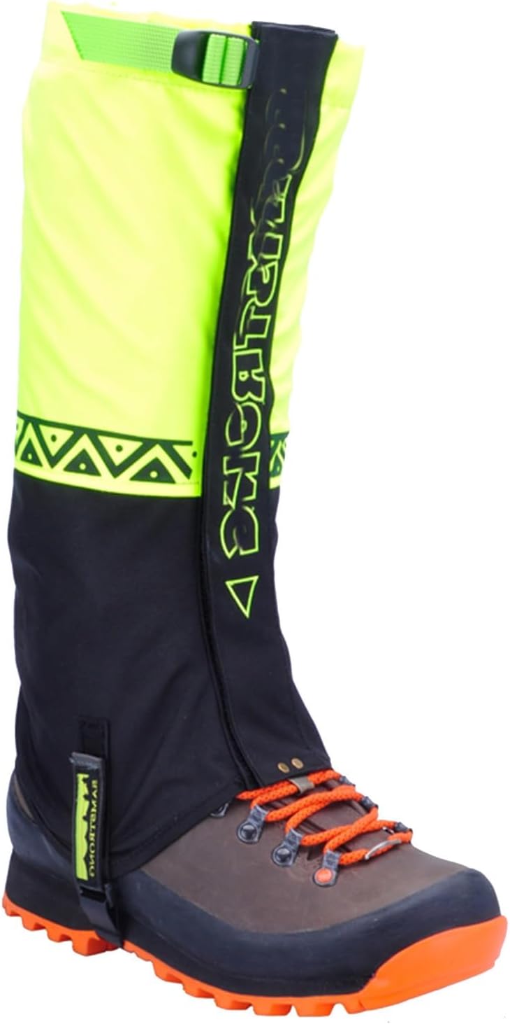 Leg Gaiters,Breathable Snake Gaiters Boots,Adjustable Lightweight Shoes Gaiters,polyester Fabric for Snow Cross-country Mountain Climbing and Running