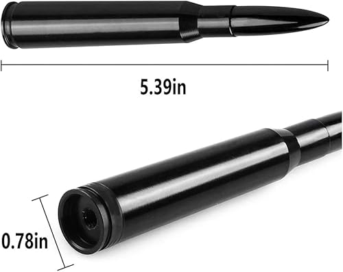 Miniatura 2 de Antena universal de repuesto para vehículo de automóvil compatible con Ford F150 F250 F350 Super Duty Raptor Dodge RAM 1500 2500 3500 (negro)