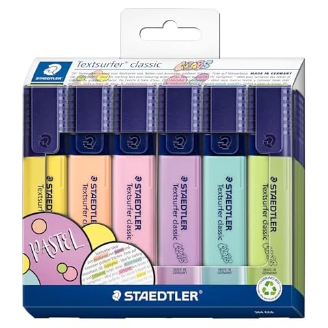 Surligneur pastel Staedtler 364 CC6 Cover