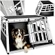 Hundebox für Auto und Zuhause von tectake Aluminium, leicht und stabil