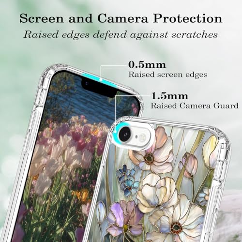 Coque iPhone 17e antichoc fleur pour éviter les rayures et chutes du quotidien