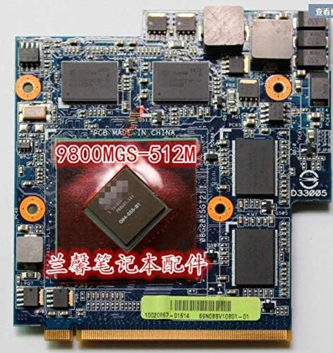 Calvas 9800M GS G94-655-B1 512MB video VGA card for Asus G50VT G50V laptop 69N0BBV10B01-B01 69N0BBV10A03-A03