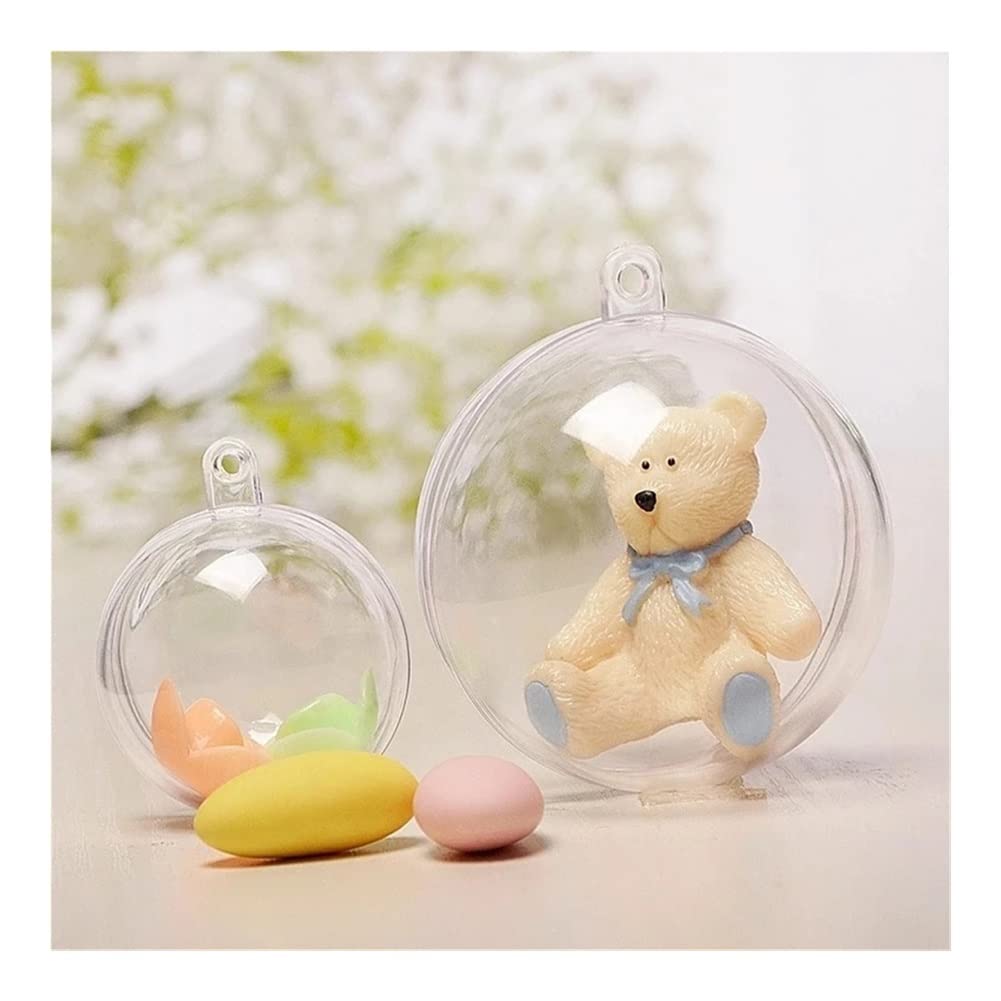 テディベアクリスマスのクリアボール テディベアクリスマスのクリアボール テディベア サンタ クリスマス会