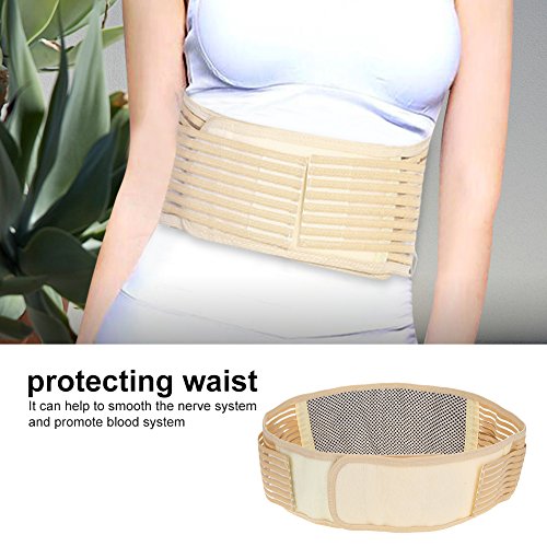 Zerone Self-Heating Lumbar Back Support Belt, Anti Fatigue Spine Injury Prevention Back Waist Brace Belt Band Support Protector, Pain & Discomfort Relief From Slipped Disc, Backache, Sciatica #TOP1