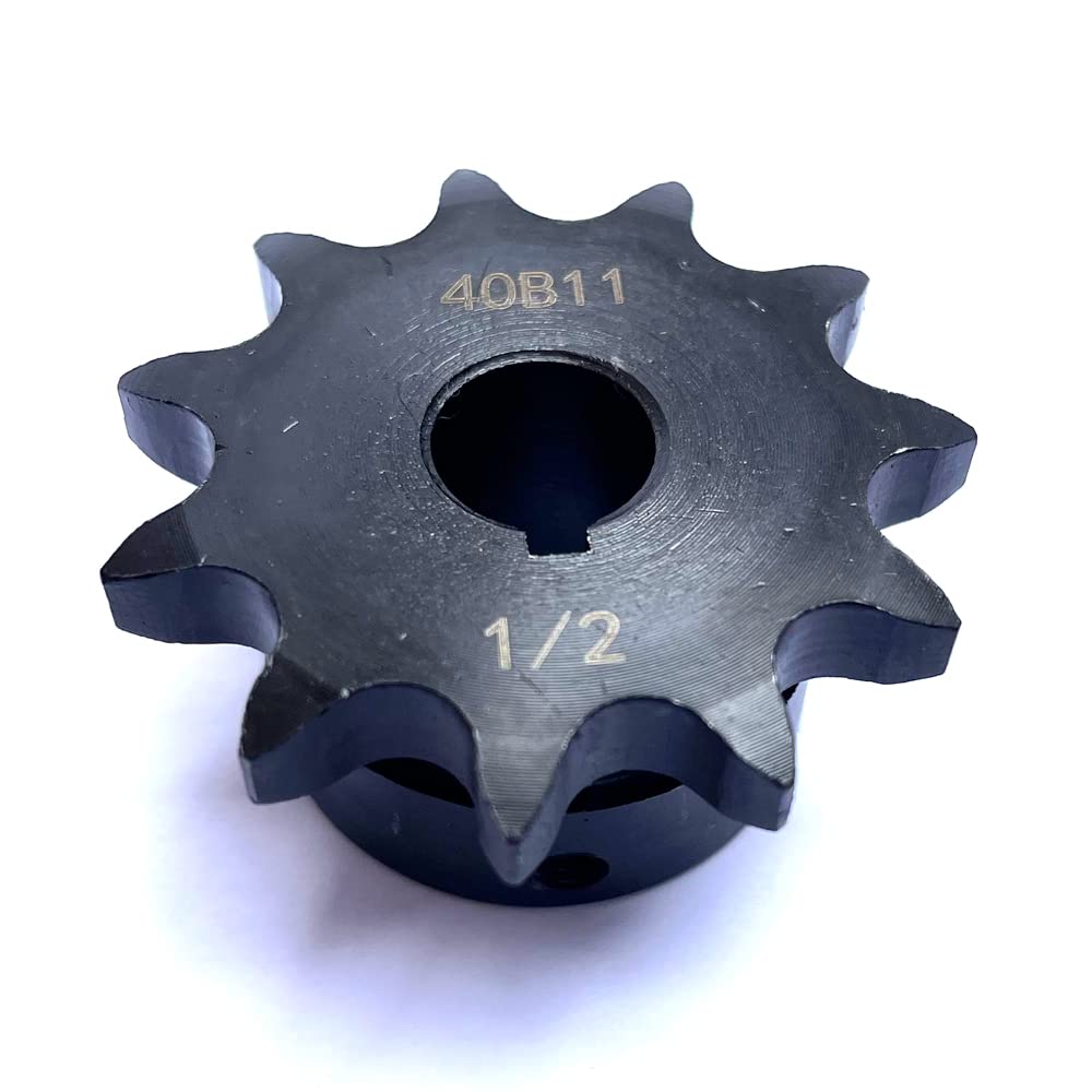 #40 Roller Chain Sprocket B Type 1/2" Bore Rust Prevention Hardened 11 Tooth — Amazon image 5