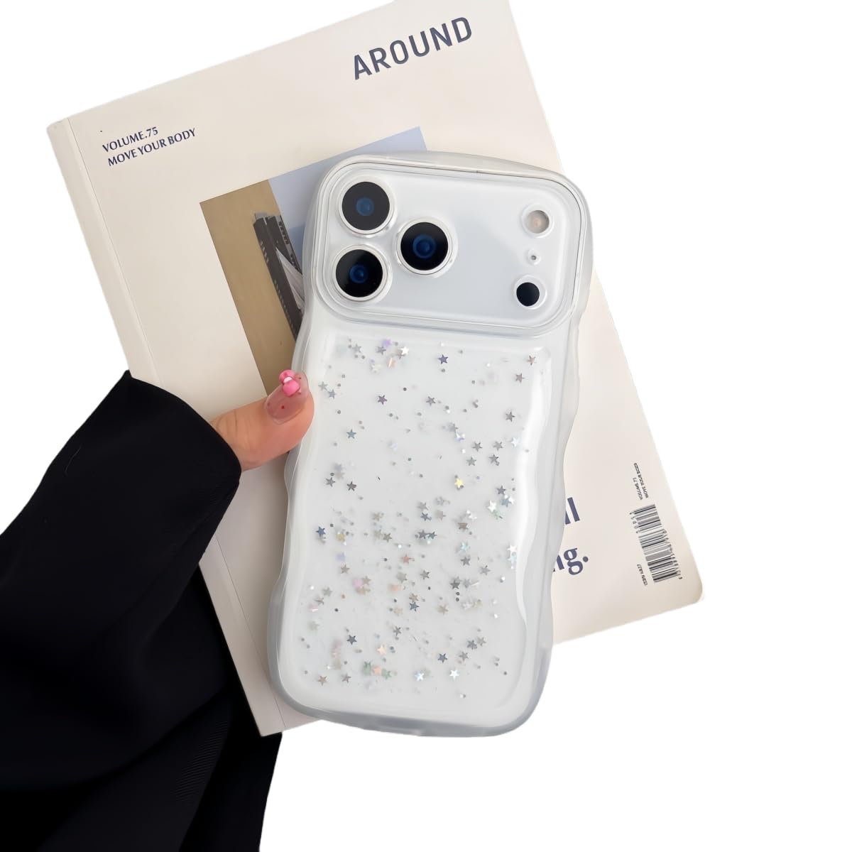 Amazon.co.jp: Disonbeir きらきら 対応iPhone 17 Pro ケース クリア