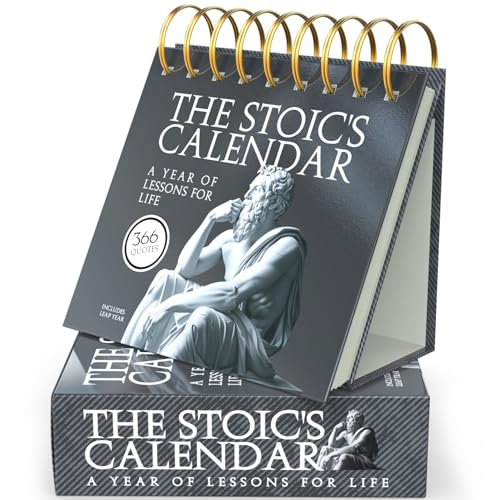 Daily Stoic Calendar with Quotes and Stand
