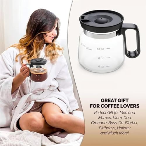 Taza de café portátil de vidrio que no quema con tapa segura 6