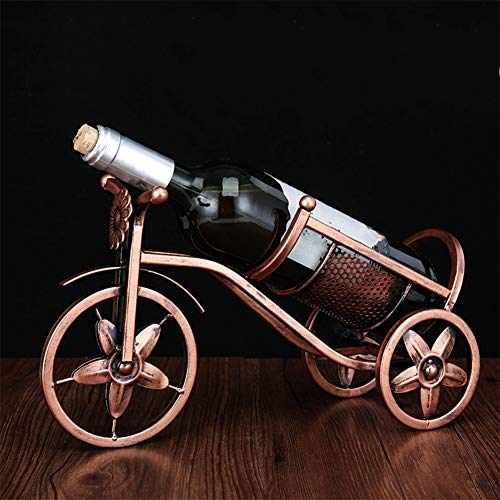 Soporte de botellas de vino moderno metálico para pared miniatura 2