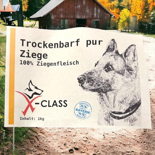 Trockenbarf Ziege pur, Trocken-Barf aus 100% Ziegenfleisch 2kg