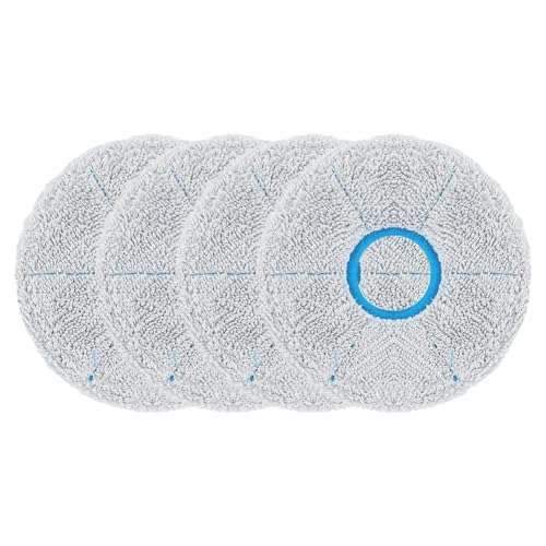 NINMORTH for X50 - Almohadillas térmicas para fregona Pro Master, paños de limpieza de microfibra reutilizables para aspiradora, paquete de 4