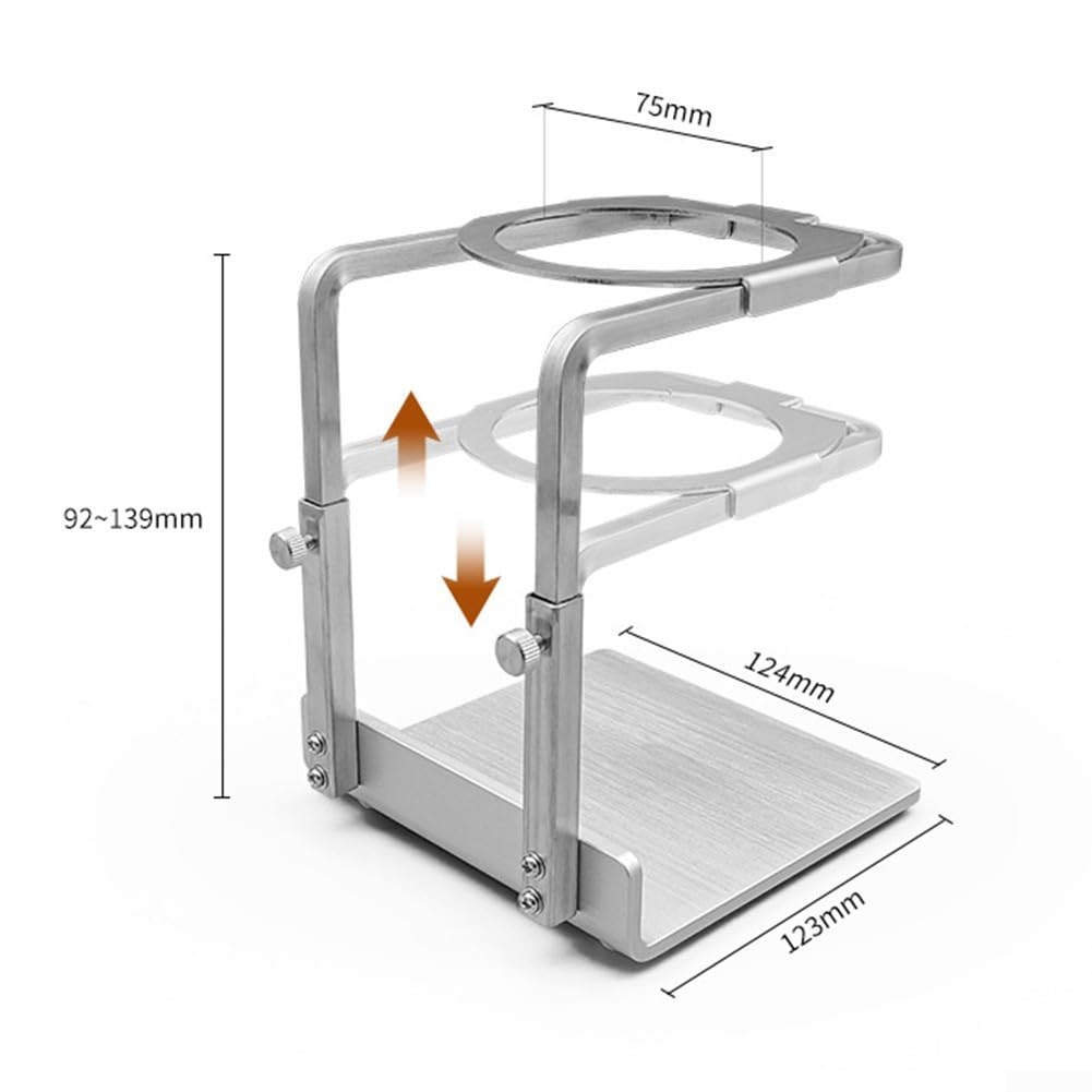 Soporte de embudo de filtro para tazas estándar, soporte de embudo de