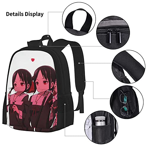 Kaguya-Sama Love is War Kaguya Shinomiya Anime Rugzak 3-delige set, rugzak + etui + lunchtas combinatie Geschikt voor… - Afbeelding 5