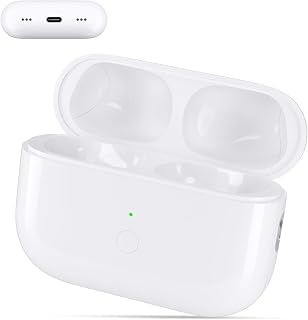 Meliif Wireless Charging Case for AirPods Pro 1/2 gen USB C Port，Replacement Cases Compatible with AirPods Pro 1st / 2nd, Qi-Certified with Bluetooth Pairing Sync Button