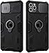 Nillkin Armor iPhone 11 Pro Max Case, [Built in Kickstand & Camera Lens Protector] Shockproof Hard Plastic Back & Soft Silicone Bumper Hybrid Cover Phone Case for iPhone 11 Pro Max 6.5' Black