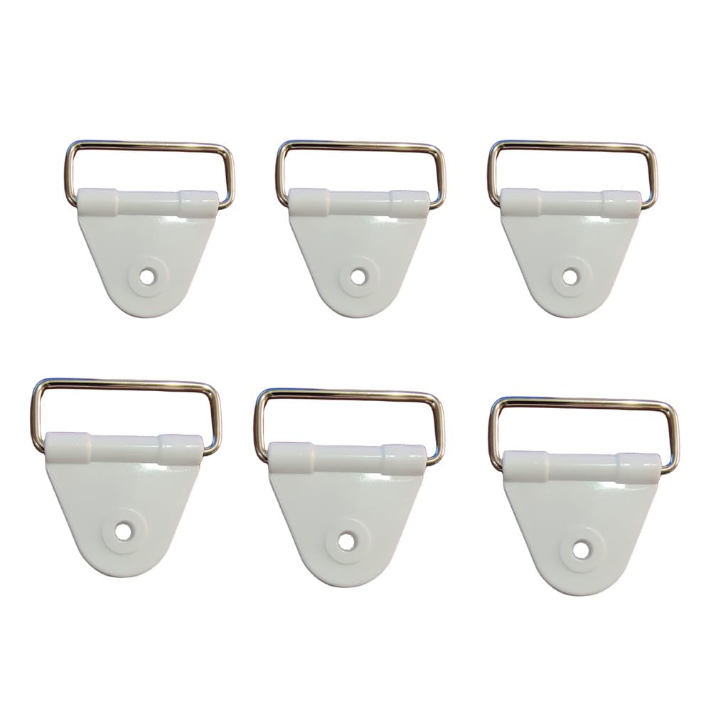 DeaHea 6 Pack Air Walking Boot Strap Clips Fastener Replacement Triangle Buckle Adjuster Parts for Air Cam Walker Brace Orthopedic Fracture Boot Broken Foot Sprained Ankle Full Short Walking Boots,
