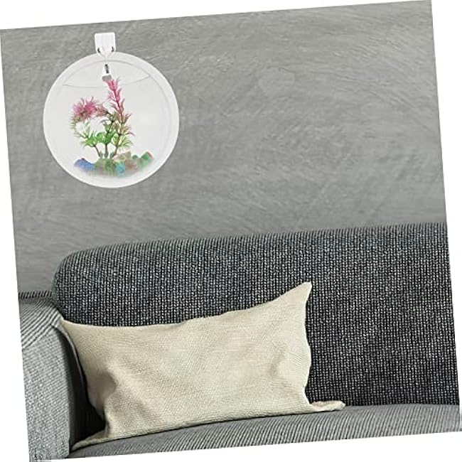 Wall-Mounted Acrylic Fish Tank and Decorative Vase Creative Hydroponic Planter for Flowers and Air Plants Decoration for Weddings Parties and Events