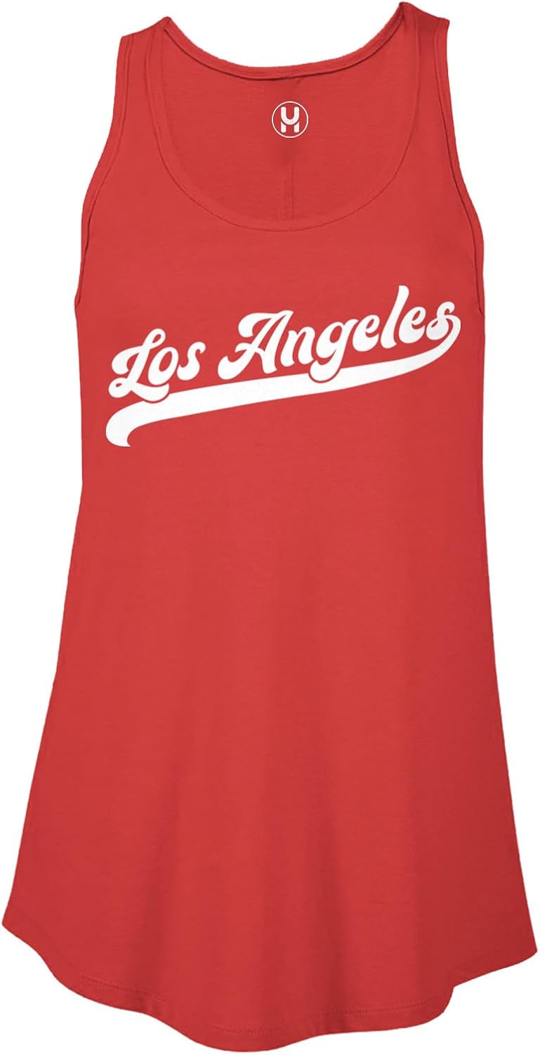 Haase Unlimited Los Angeles - Baseball Jersey Style Ladies Flowy Tank Top