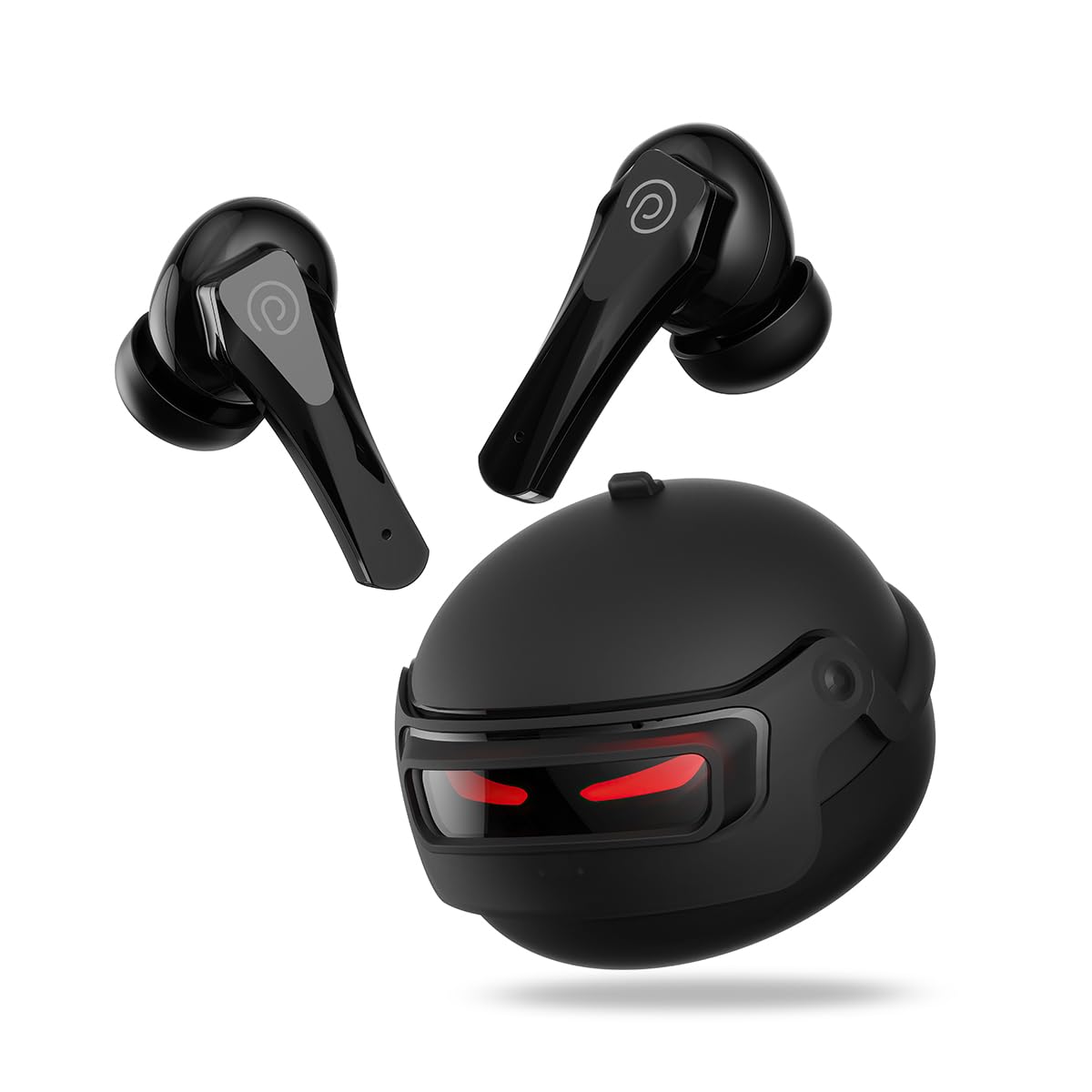 pTron Bassbuds Surge TWS Gaming Earbuds, 40ms Low-Latency, 50Hrs Playtime, Custom EQ, App Support, Dual Mic TruTalk AI-ENC Clear Calls, Pristine Sound, Bluetooth V6.0, IPX5 Water Resistant (Jet Black)-image-34