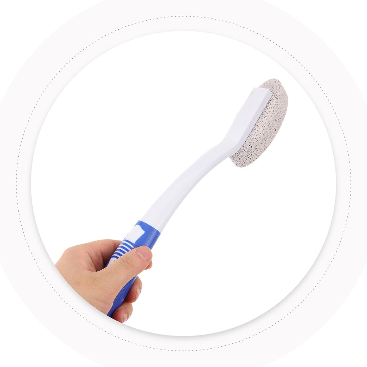2 Pezzi Raspa per Piedi Pomice, Manico Ergonomico, Strumento per Calli e Pelle Morta, per Casa e Salone