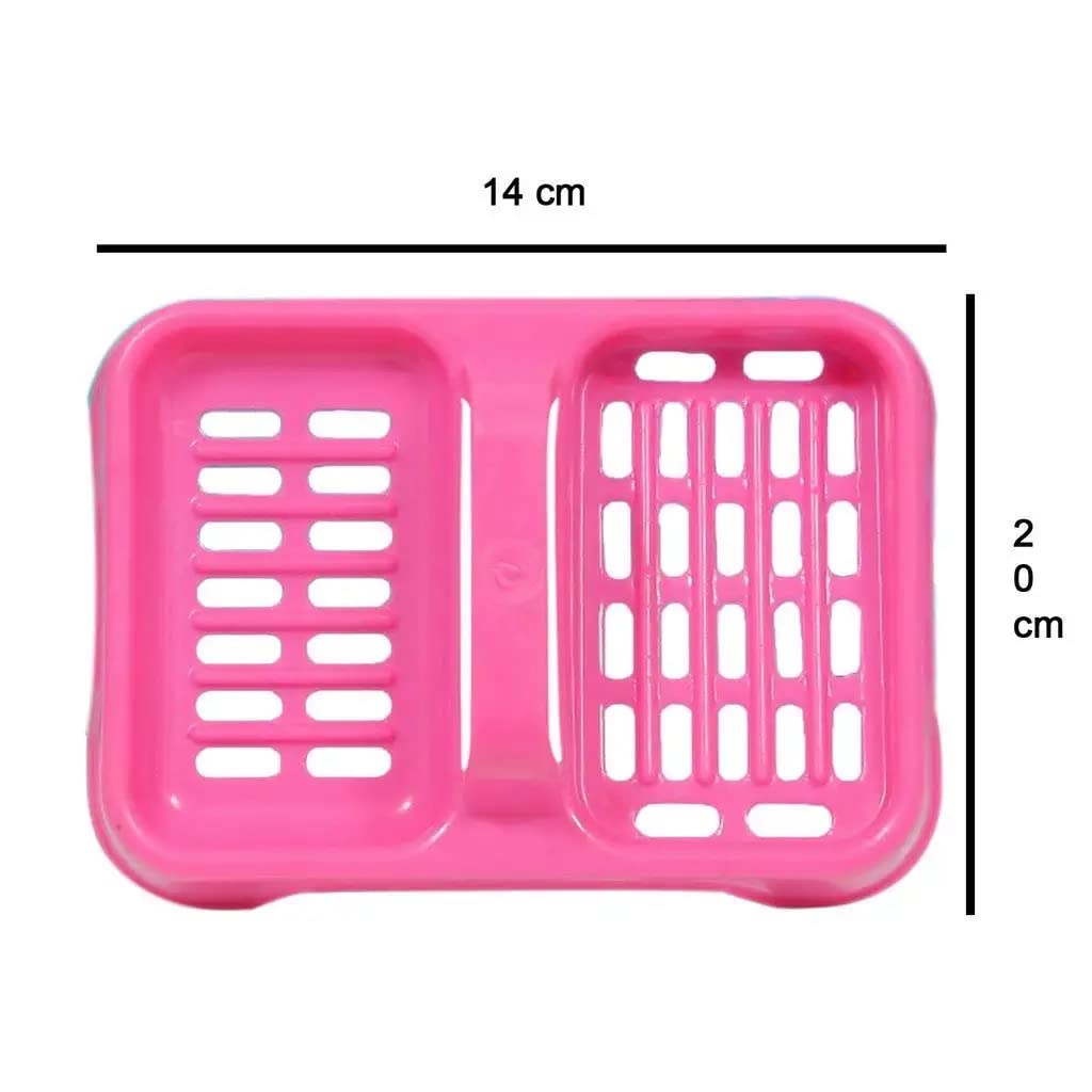 Dmitry 2 in 1 Soap Keeping Plastic Case for Bathroom use 1