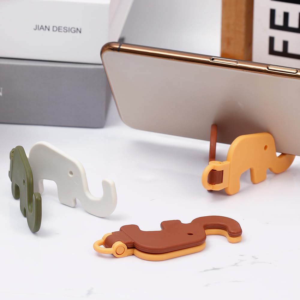 Supporto Per Telefono A Forma Di Elefante ARFUKA – Portatile Per Smartphone E Tablet, Confezione Da 3 - 2