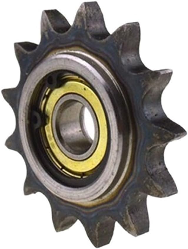 Industrial Machinery Pinion Gear 12A 11-14 Teeth 75-95mm Out Diameter 12-20mm Inner Hole Standard Steel Driving Wheel Roller Chain Sprocket with Bearing (Color : 13Teeth x 89, Size : Double)