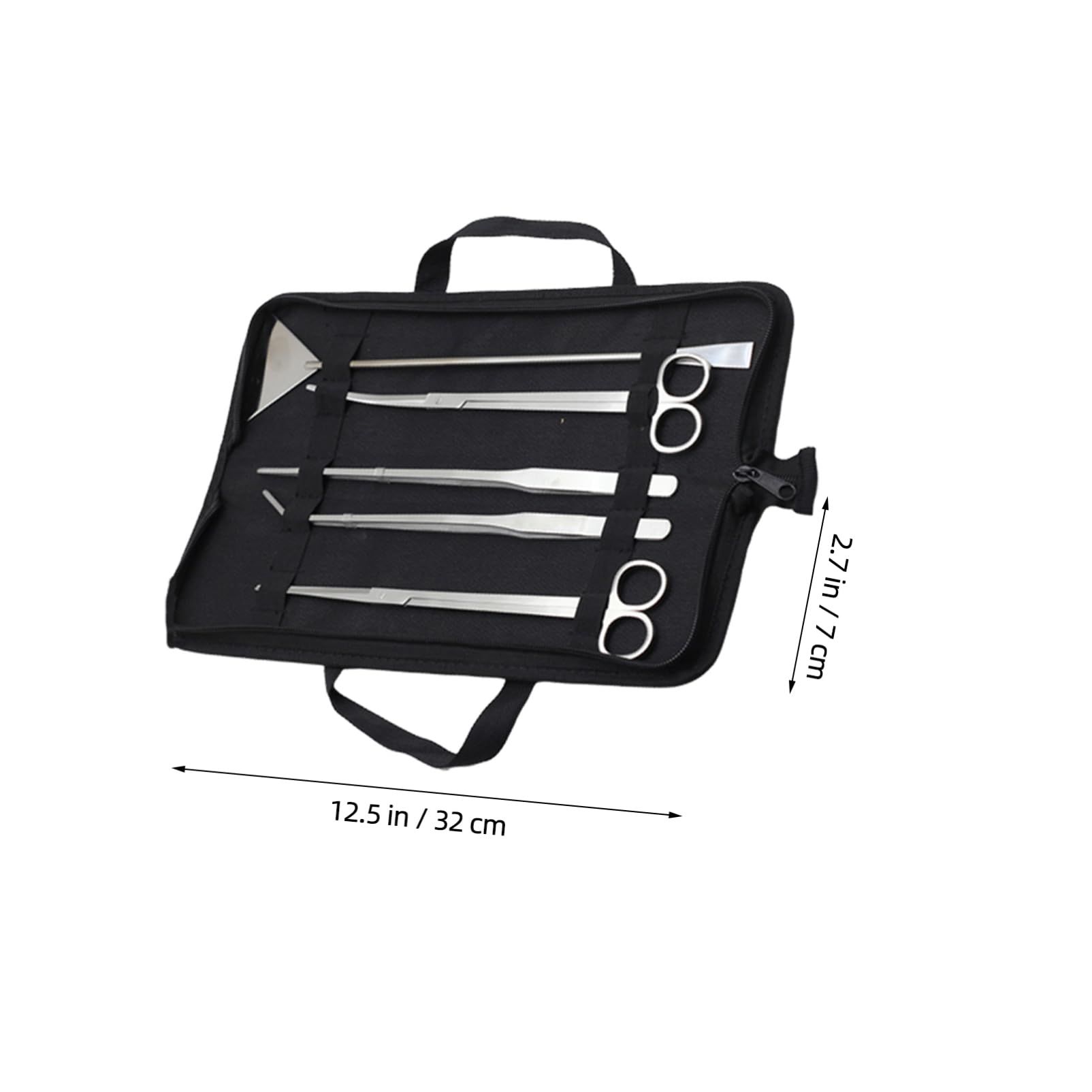 Mipcase Ensemble Doutils Dentretien pour Plantes Daquarium avec Ciseaux pour Aquascaping