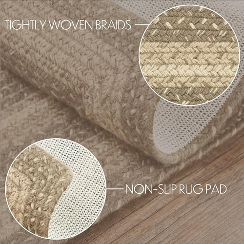 VHC-Brands-Cobblestone-Stair-Tread-Jute-Blend-Rect-Tan-Grey-White-85-x-27-inches VHC Brands Cobblestone Stair Tread Jute Blend Rect Tan Grey White 85 x 27 inches