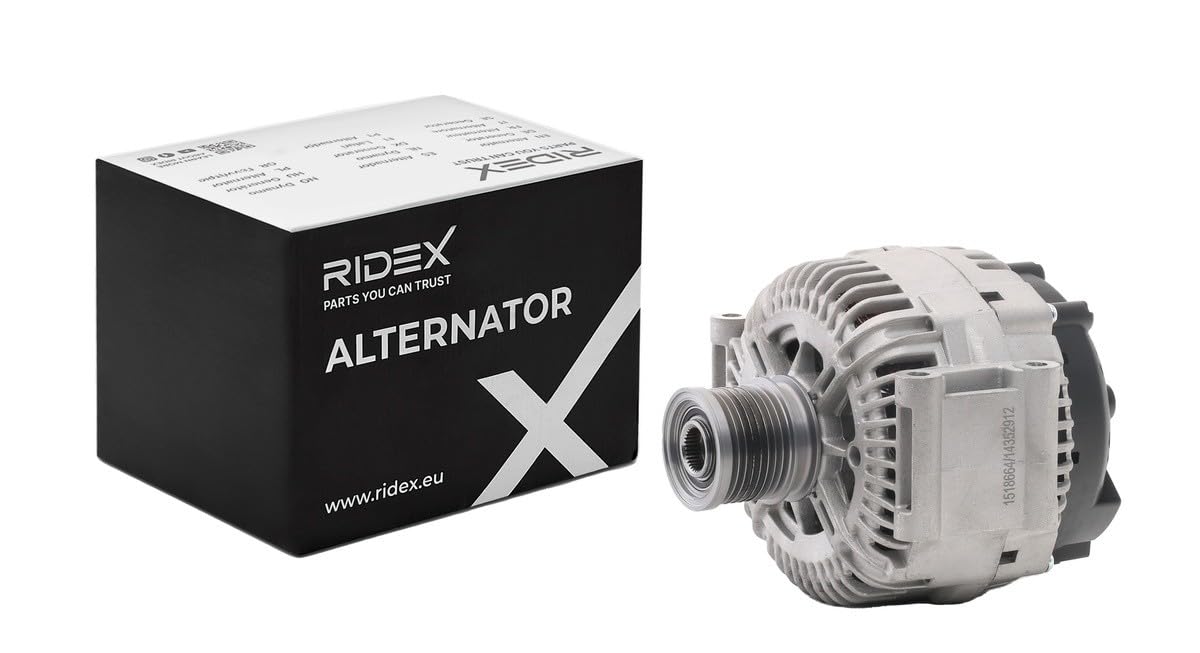 RIDEX 4G0354 Lichtmaschine 180A Generator LiMa 14V Alternator mit Riemenscheibe Kompatibel mit MERCEDES-BENZ M-Klasse W164 6421540502 A6421540302 A6421540502