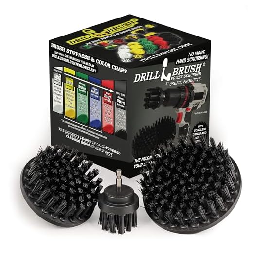 Heavy Duty Cleaning Drill Brush Set