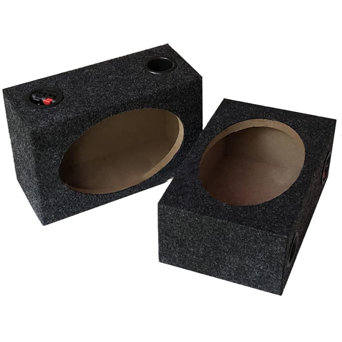 Caja de Altavoz Individual 6X9 Cajas de Altavoz Selladas Universales Caja de Altavoz de Coche Cajas de Subwoofer de Coche para Par de MúSica de Coche