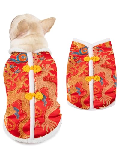 Disfraz para perro Año Nuevo estilo chino Talla S
