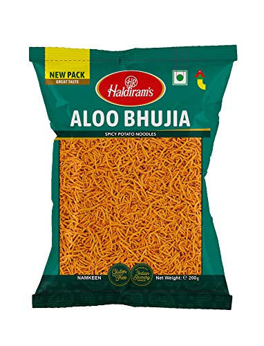 Haldiram´s Aloo Bhuji- patatitas picantes de la India en forma de fideos- 200g