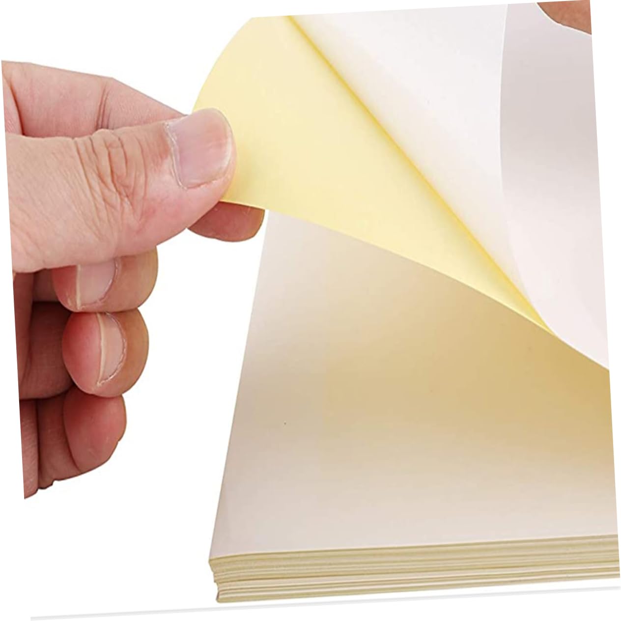 100pezzi Carta Adesiva da Stampare Autoadesivi per Stampante Carta da Scrivere Adesiva per Etichette Ufficio e Scuola