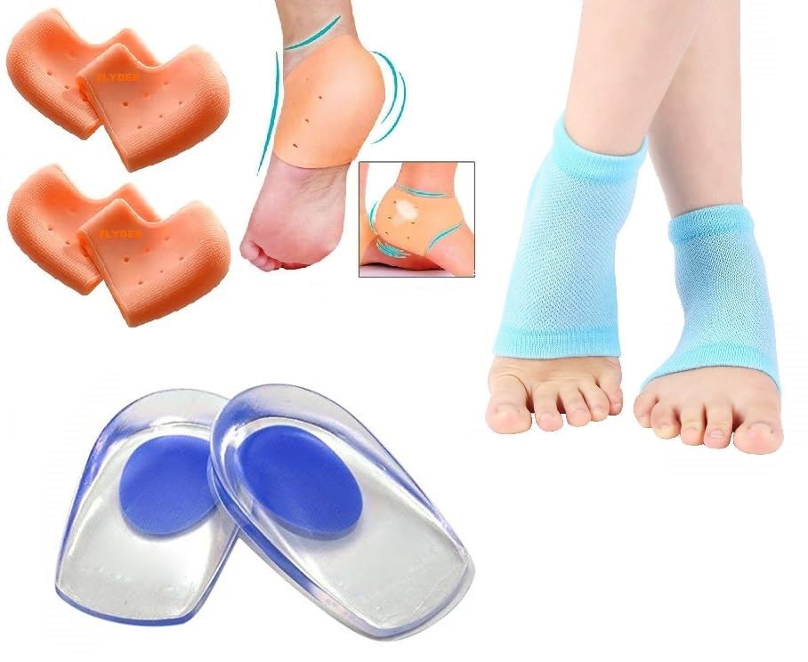 See full amazon price history chart for FLYWELL Moisturizing Silicone Gel Heel Pad Socks(1- Pair) Silicone Gel Heel Pad Socks For Pain Relief (2-Pair) With Heel Protector Insole Cups(1- Pair),Multicolour FLYWELL Moisturizing Silicone Gel Heel Pad Socks(1- Pair) Silicone Gel Heel Pad Socks For Pain Relief (2-Pair) With Heel Protector Insole Cups(1- Pair),Multicolour (B0B5JWQG87) Amazon Price History, Amazon Price Tracker