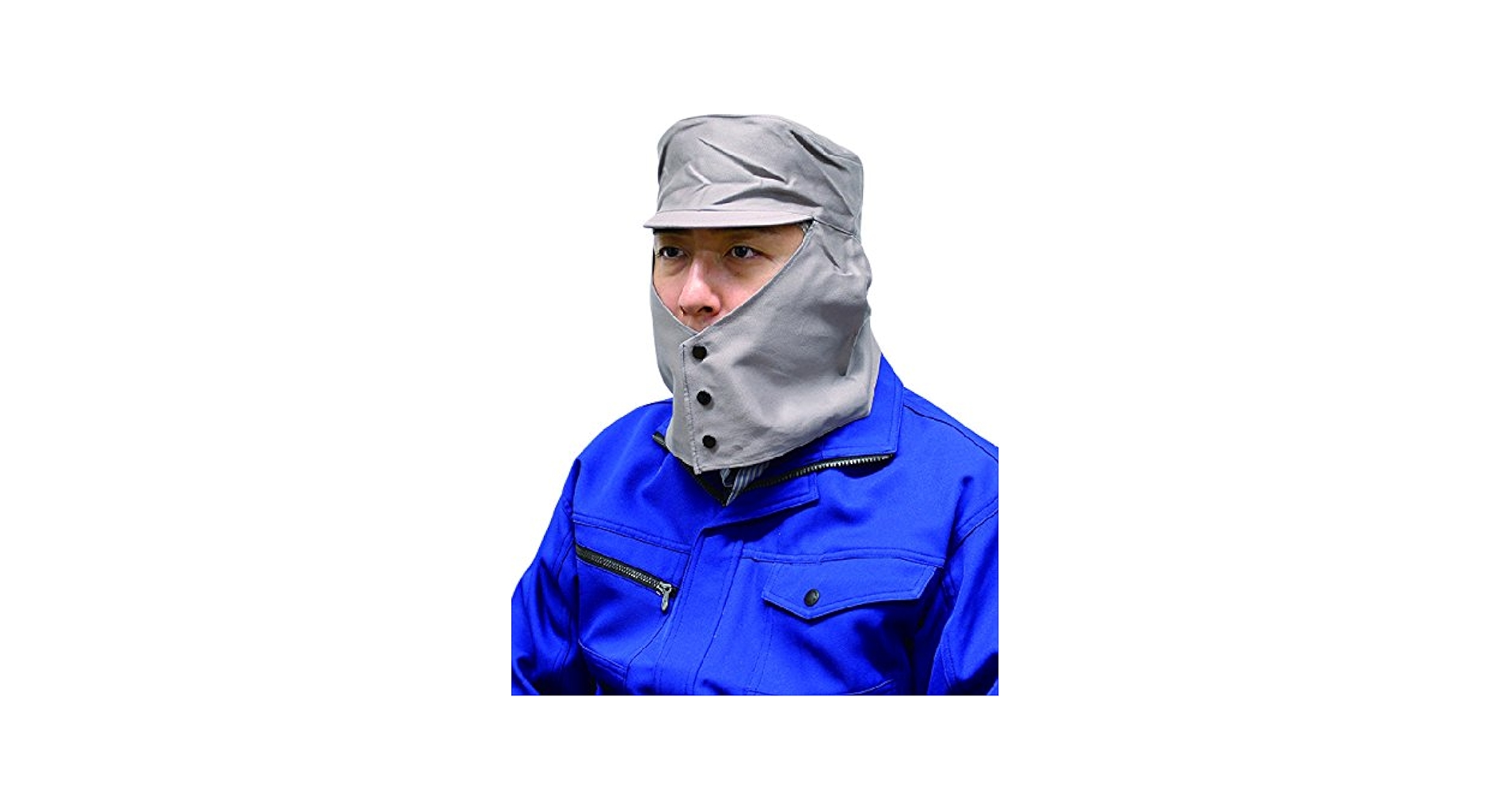 Amazon.co.jp: 日本光器製作所 溶接頭巾天丸グレー1号 大 : DIY