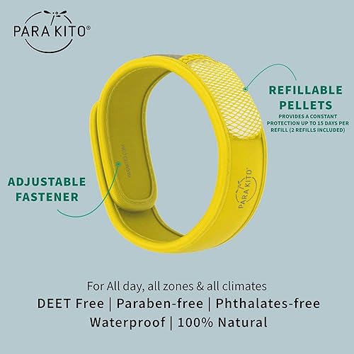 Miniatura 10 de Pulseras repelentes de mosquitos Para'Kito, 1, Turquoise