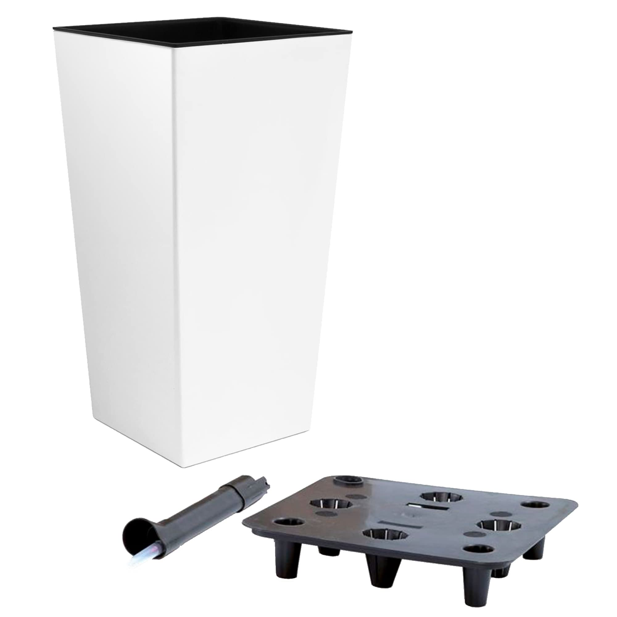 WELL HOME MOBILIARIO & DECORACIÓN Vaso ad alta urbi 49 litri, con serbatoio interno + sistema di irrigazione rato & urbi