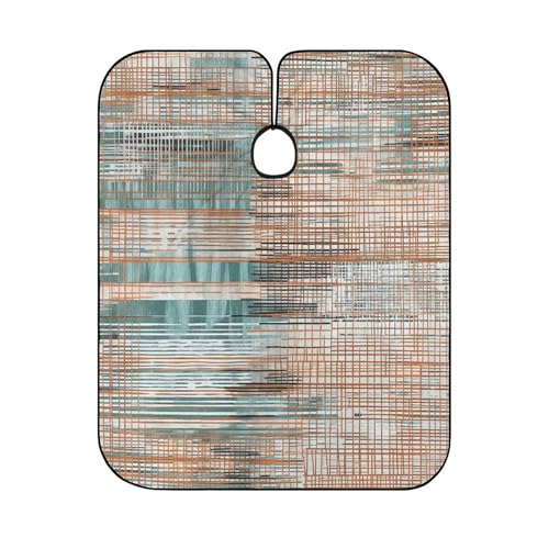 Capa de Corte de Pelo con Patrón Abstracto Naranja miniatura 6