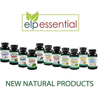 ELP ESSENTIAL Collagen + C Type Collagen Plus Vitamin C, 100 Capsules, 1000mg