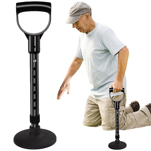 Mobility Aids Tool, Adjustable Mobile Standing Aid, Portable Aid for The Elderly, Device to Assist The Elderly in Getting Up from The Floor or Ground, Suitable for People with Knee Problems