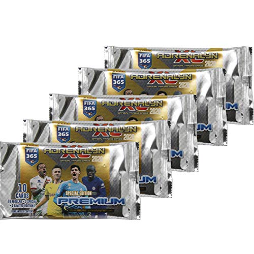 Preisvergleich Produktbild Fifa 365 Panini 2020 Sammel Karten - Premium Special Edition 5 Booster