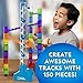National Geographic Marble Run with Motorized Elevator - 150-Piece Marble Maze Kit with Motorized Spiral Lift, 30 Marbles, Storage Bag & More, Perpetual Motion Machine, Kids Physics Toys