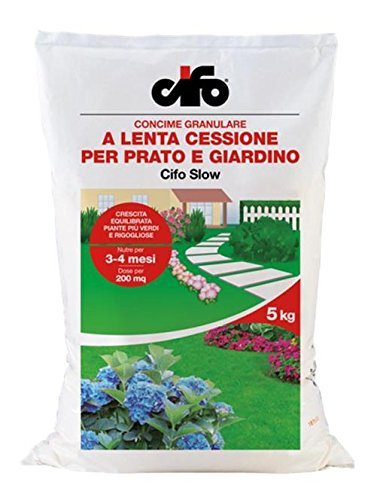 CIFO - Concime Granulare Lenta Cessione Prato Piante Verdi e Orto, Assicura Disponibilità Costante...